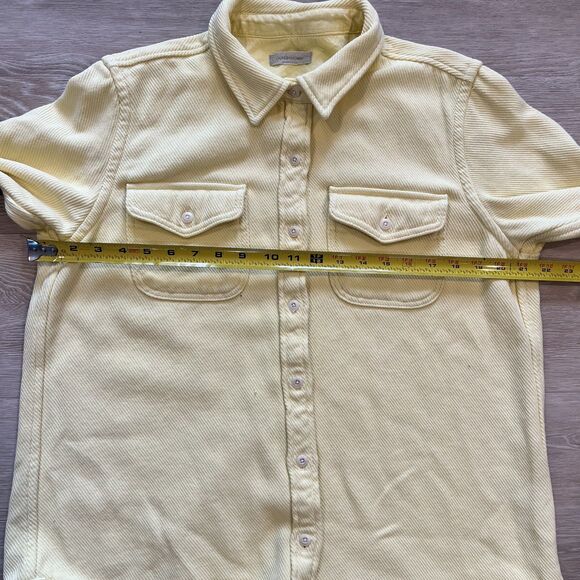 Outerknown Chroma Blanket Shirt Women's Buttercream Yellow-Size M/L - Picture 10 of 10